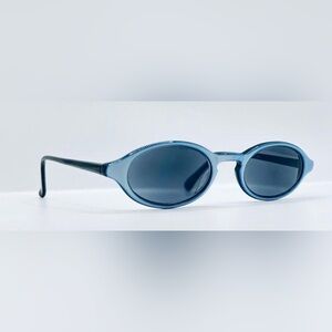 CalOptix Capr 2.0 Black Blue Oval Sunglasses Frames Only